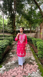 Mahira Rayon Printed Chikankari Kurti