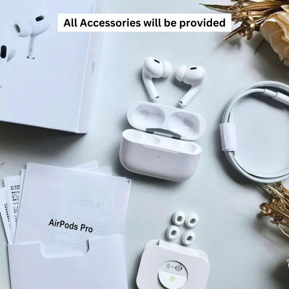 HAXXUS (COMBO OFFER) - AIRPODS PRO 2ND GEN + MAGSAFE POWERBANK 10000 MAH - 1 YEAR Warranty.   (10 Days No Question Ask Return Available on this Product. )