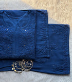 Premium Beautiful Rayon Set With Mukaish