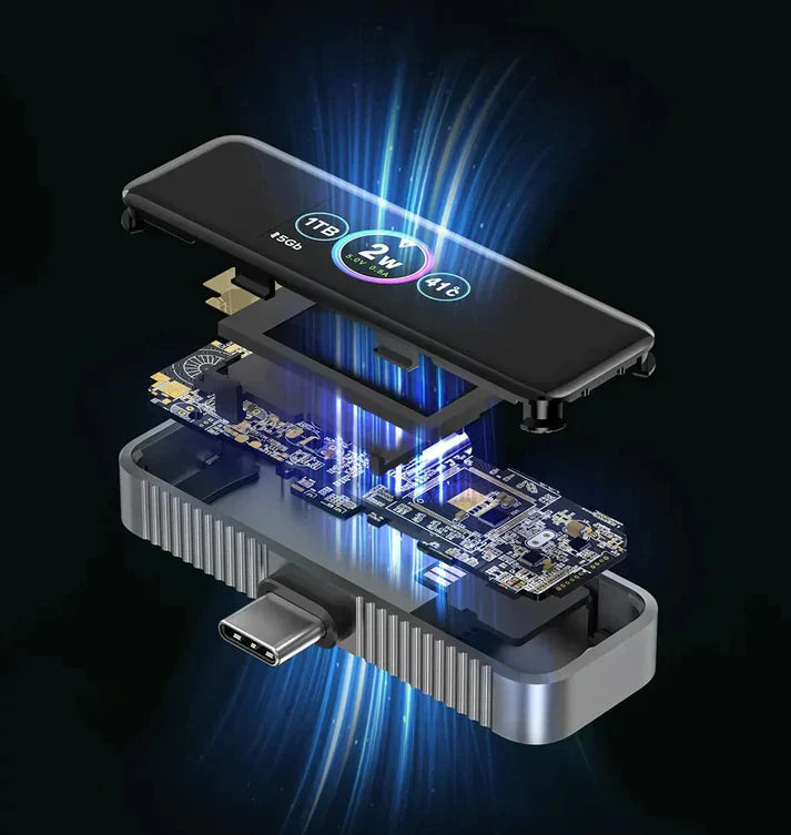 Storage USB-C & lightning port Magnetic Extended Drive for iPhone Series