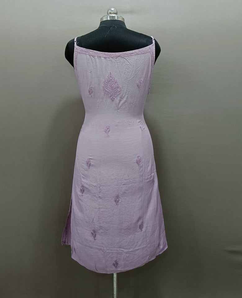 Graceful White Muslin Kurti