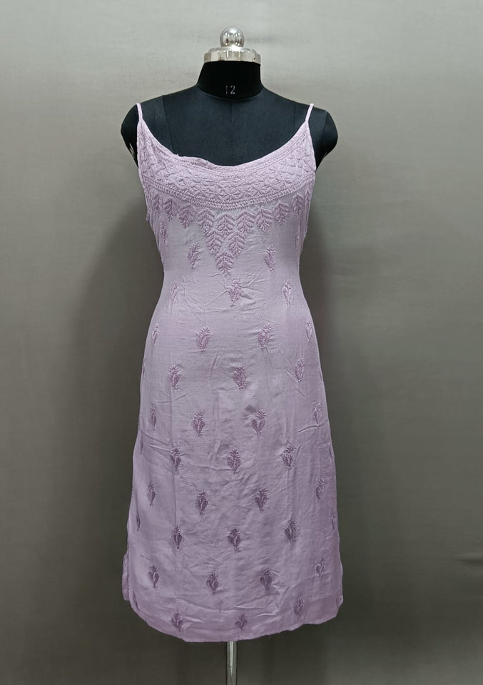 Graceful White Muslin Kurti