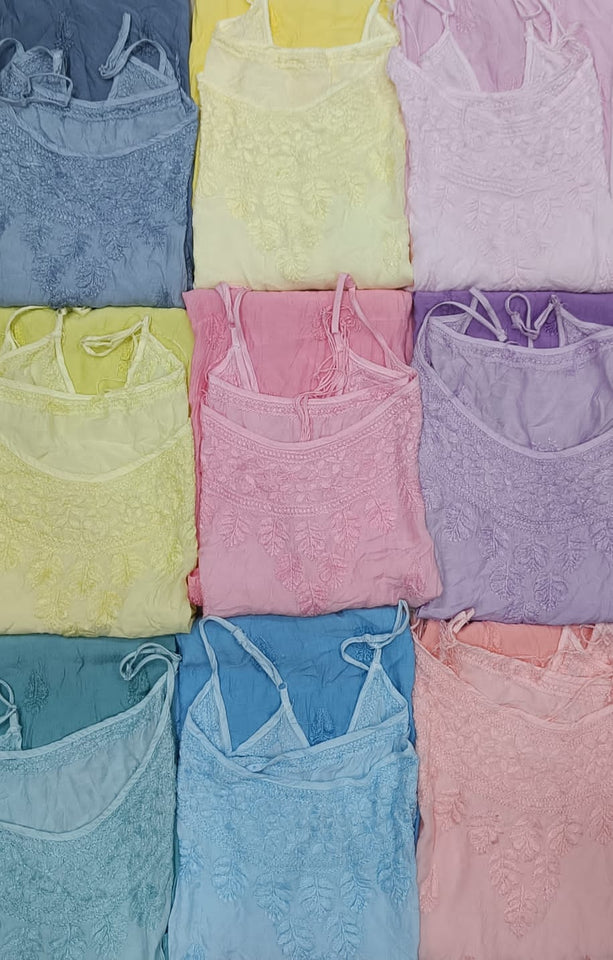 Graceful White Muslin Kurti