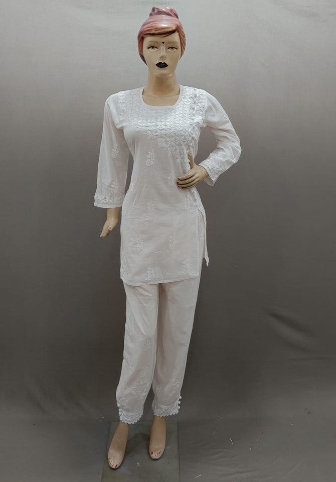 Timeless Mulmul Angrakha Afghani Set