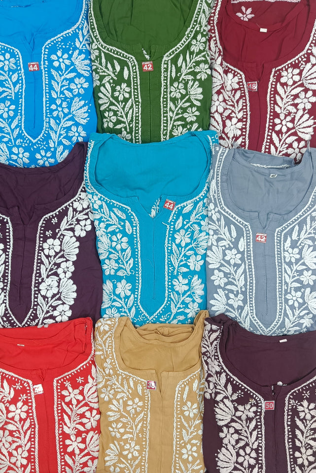 Elegant Rayon Kurti Set