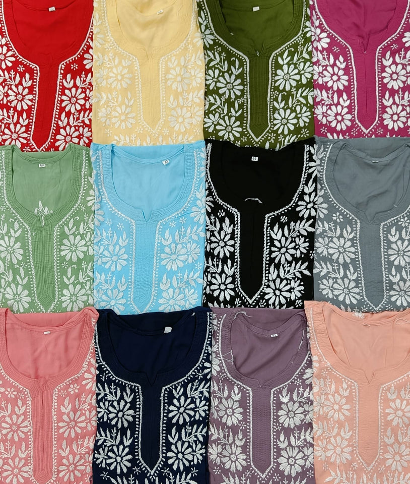 Charming Ghass Patti Work Kurti