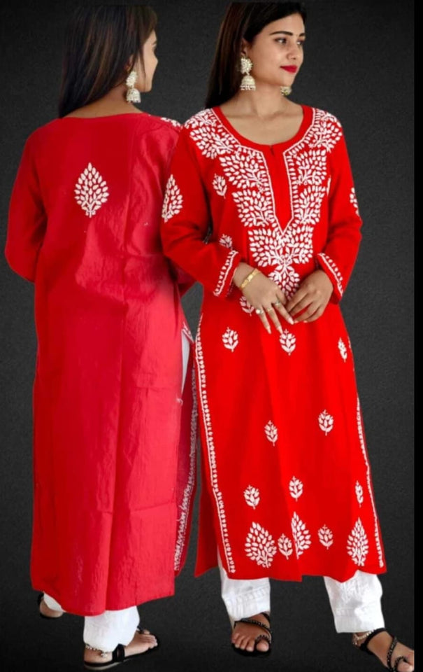 Charming Ghass Patti Work Kurti