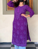 Premium Viscose Ghass Patti Kurti Set